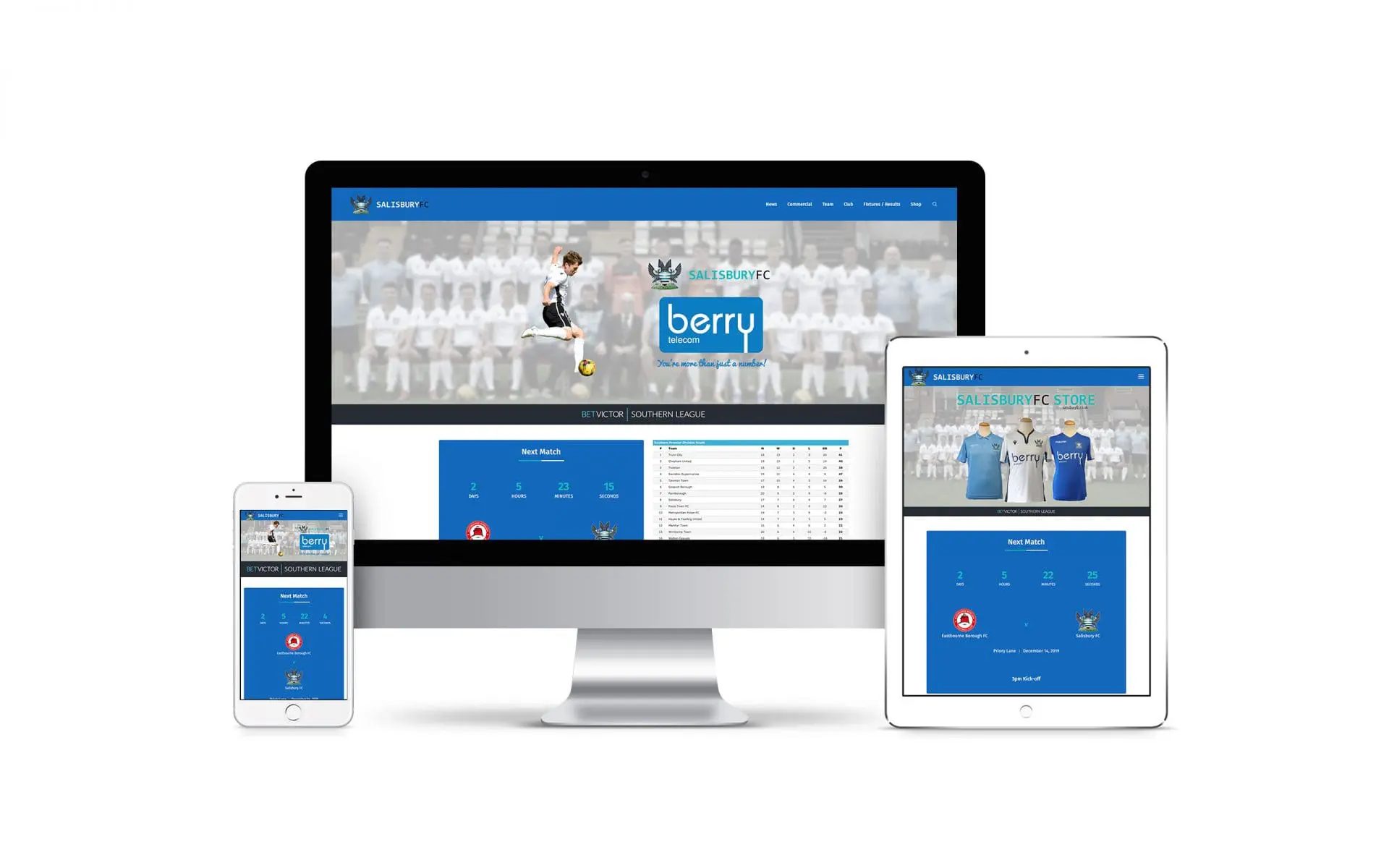 Website Design for Salisbury FC