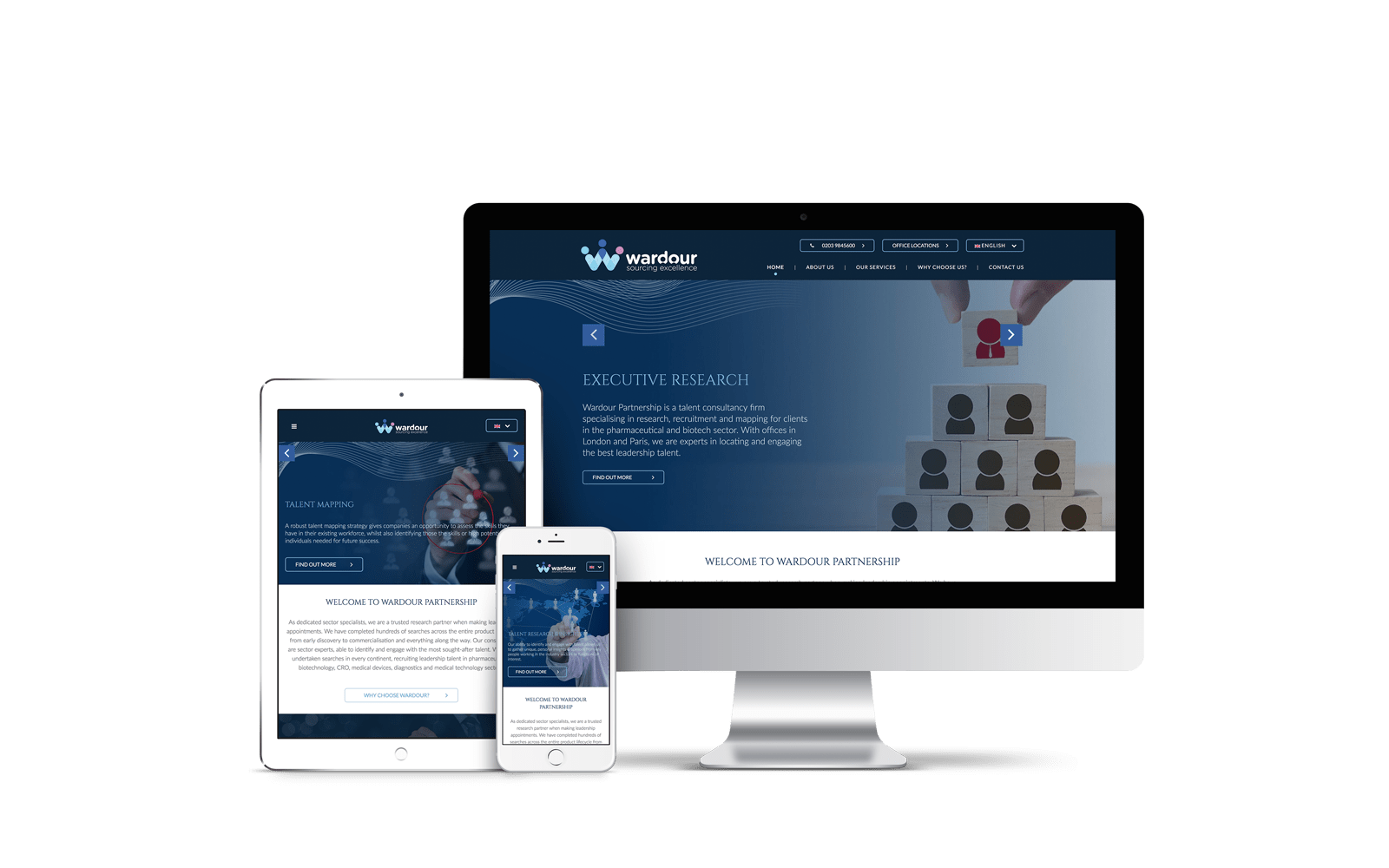 Website Design for Wardour Partnership