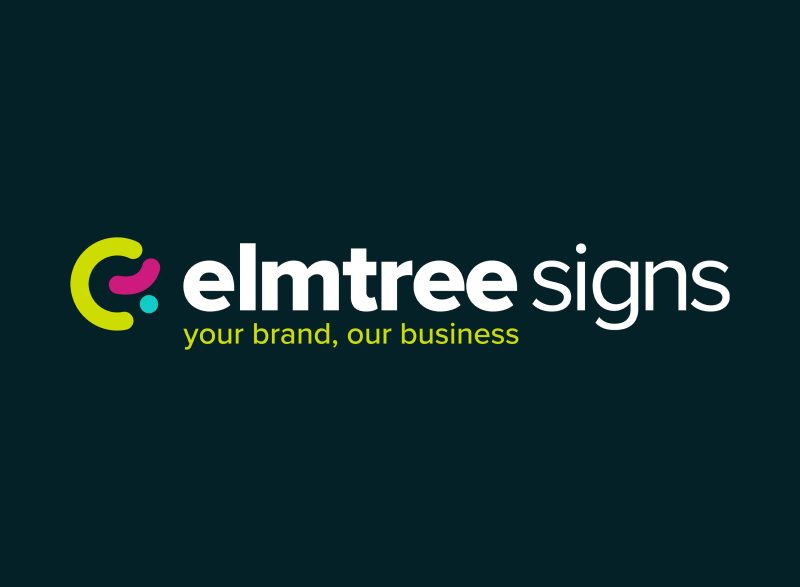 elmtree signs logo with strapline