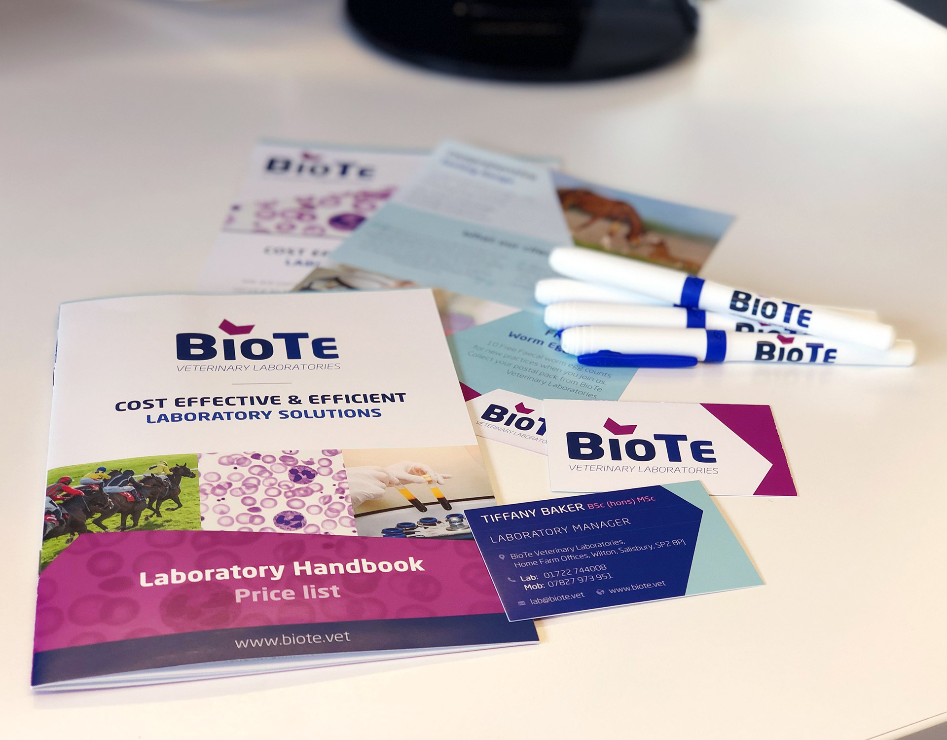 BioTe brand collateral