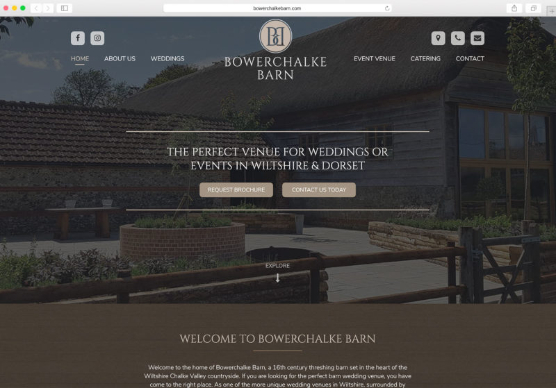 Bowerchalke Barn website