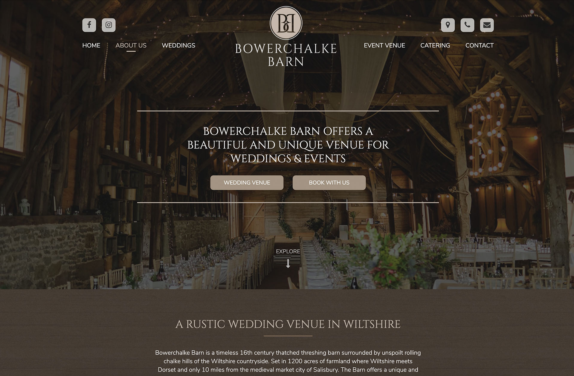 Bowerchalke Barn banner space