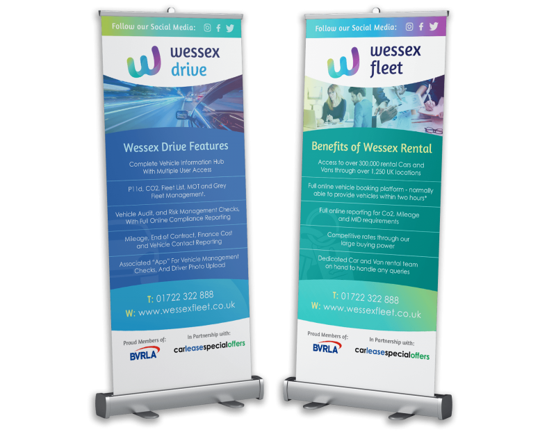 Wessex Fleet roller banners