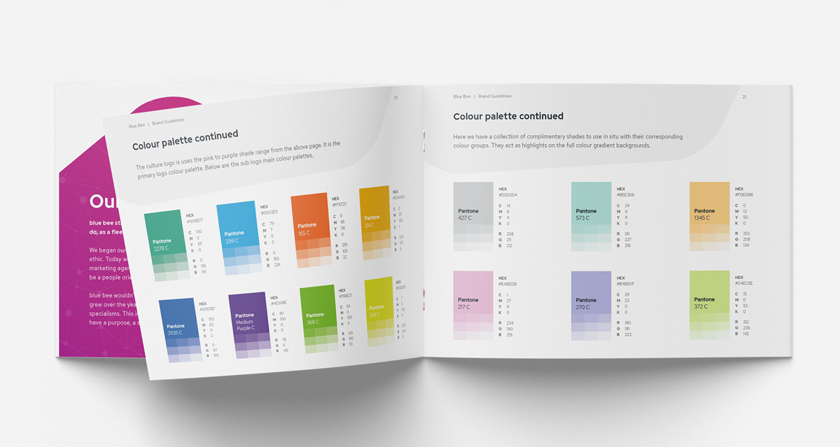 blue bee brand guidelines