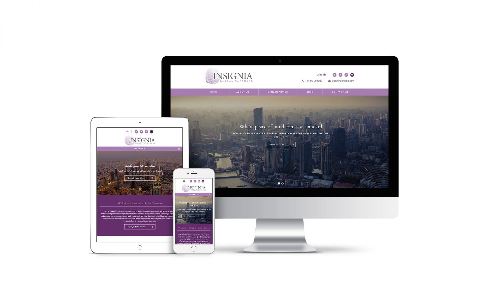 Website Design for Insignia Global Partners