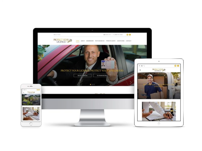 Website Design for Protect Your Licence