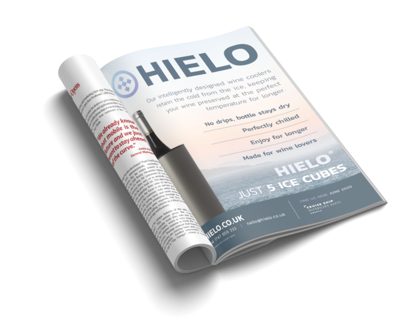 HIELO Magazine Advert Design