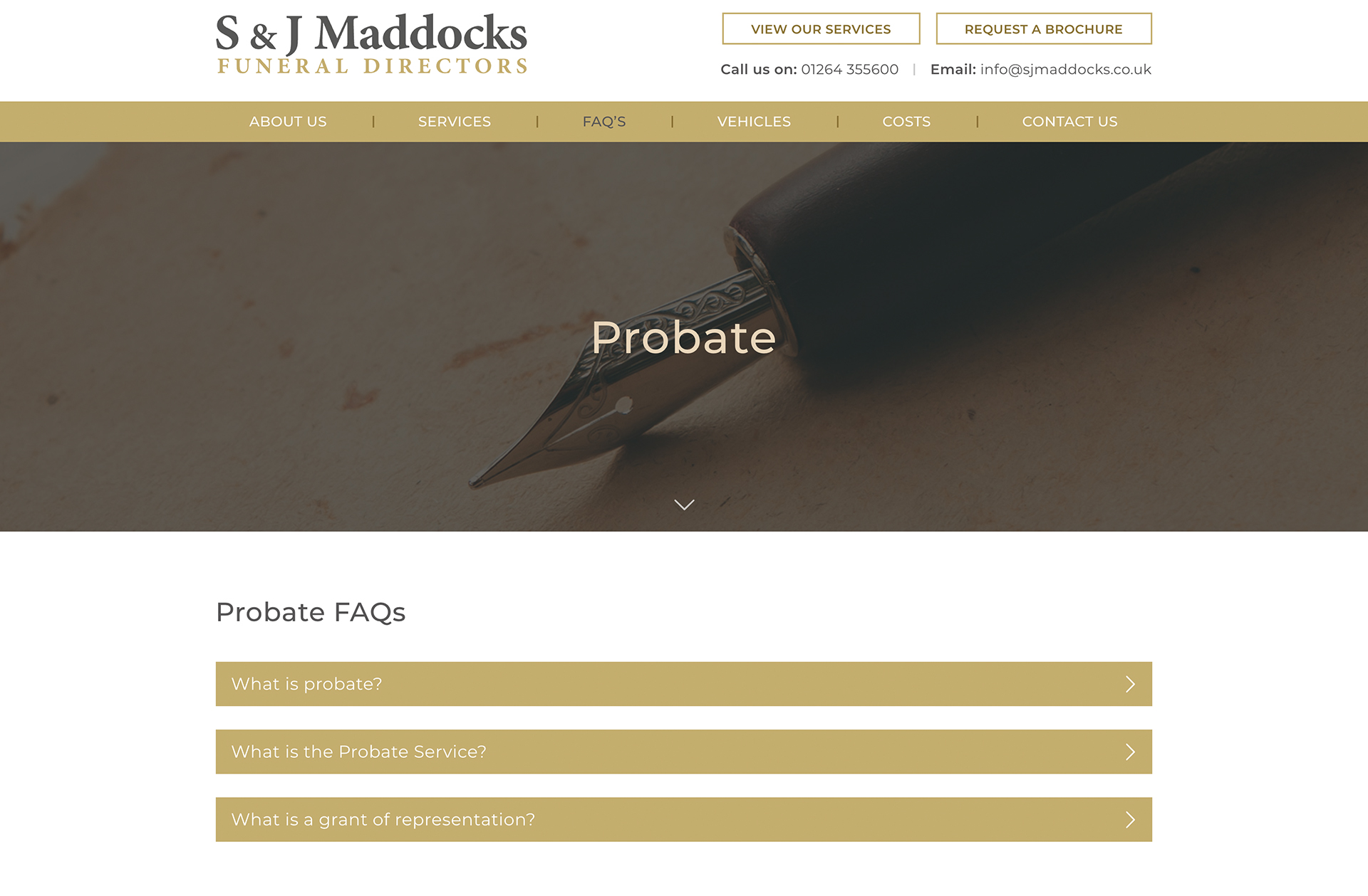 SJ Maddocks Website Design