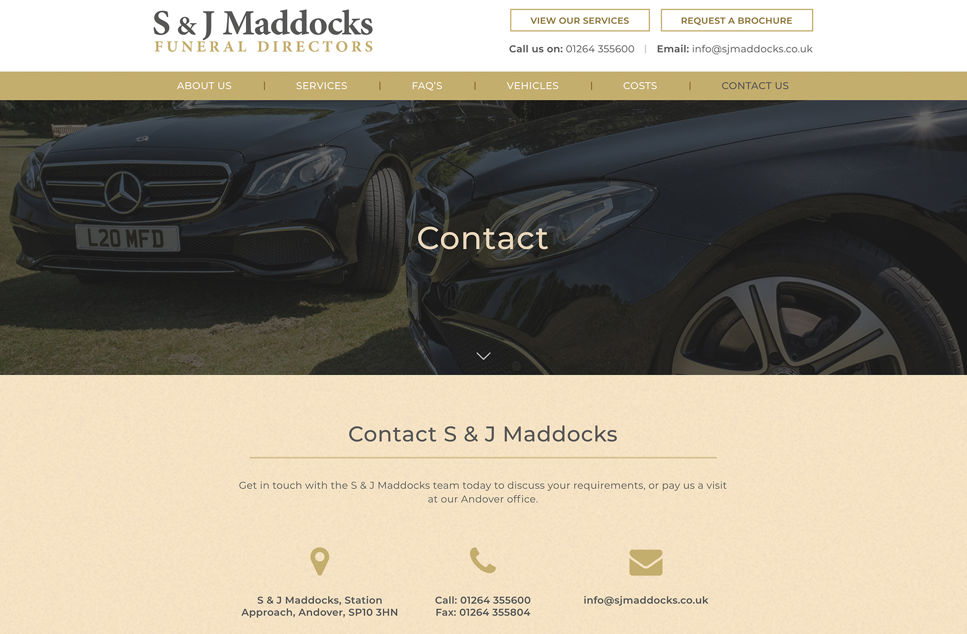 SJ Maddocks Website Design